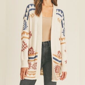 Love Riche | Western Autumn Cardigan Native Sweater